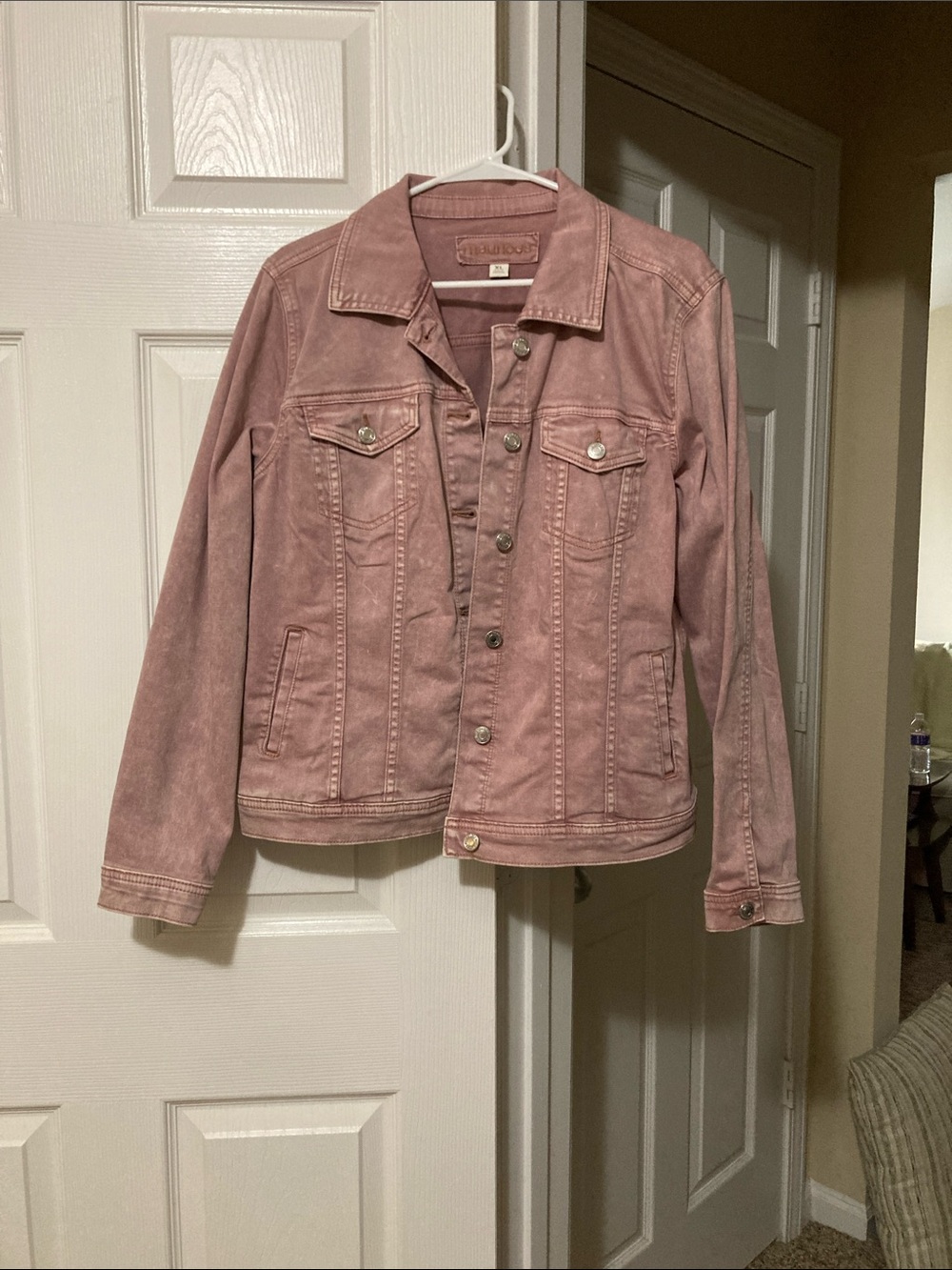 Maurices Dusty Rose Denim Jacket